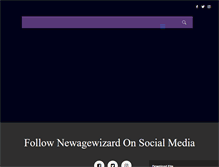 Tablet Screenshot of newagewizard.com